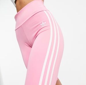 ADIDAS Pink Biker Workout Shorts Leggings Sportswear